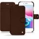 Apple iPhone 8 Plus leather case - Châtaigne ( Pantone 476C ) 