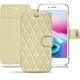 Custodia in pelle Apple iPhone 8 Plus - Beige - Couture ( Nappa - Pantone 7502C ) 