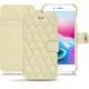 Custodia in pelle Apple iPhone 8 Plus - Ivoire - Couture ( Sleek P C12 - White ) 