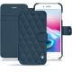 Apple iPhone 8 Plus leather case - Indigo - Couture ( Pantone 303U ) 