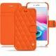 Funda de piel Apple iPhone 8 Plus - Orange fluo - Couture