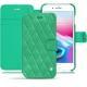 Funda de piel Apple iPhone 8 Plus - Menthe vintage - Couture