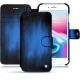 Apple iPhone 8 Plus leather case - Bleu Patine