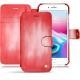 Apple iPhone 8 Plus leather case - Rose Patine