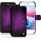 Lederschutzhülle Apple iPhone 8 Plus - Violet Patine