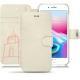 Funda de piel Apple iPhone 8 Plus - Blanc escumo