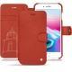 Apple iPhone 8 Plus leather case - Arange clouquié