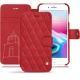 Custodia in pelle Apple iPhone 8 Plus - Rouge troupelenc - Couture