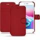 Funda de piel Apple iPhone 8 Plus - Rouge PU