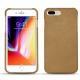 Apple iPhone 8 Plus leather cover - Sable vintage ( Roughtcut - Gaucho#57254 ) 