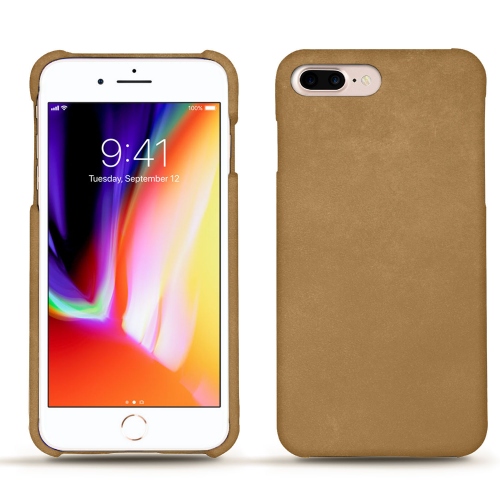 Funda de piel Apple iPhone 8 PlusSable vintage ( Pantone #9b7340 ) 
