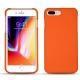 Custodia in pelle Apple iPhone 8 Plus - Orange fluo
