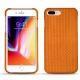 Capa em pele Apple iPhone 8 Plus - Abaca arancio