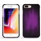 Coque cuir Apple iPhone 8 Plus - Violet Patine