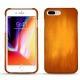 Capa em pele Apple iPhone 8 Plus - Orange Patine