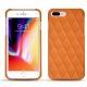 Capa em pele Apple iPhone 8 Plus - Orange - Couture ( Nappa - Pantone 1495U ) 