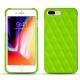 Custodia in pelle Apple iPhone 8 Plus - Vert fluo - Couture