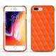 Funda de piel Apple iPhone 8 Plus - Orange fluo - Couture