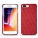 Funda de piel Apple iPhone 8 Plus - Rouge troupelenc - Couture