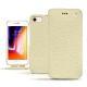 Housse cuir Apple iPhone 8 - Ivoire ( Sleek P C12 - White ) 