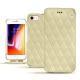 Lederschutzhülle Apple iPhone 8 - Beige - Couture ( Nappa - Pantone 7502C ) 