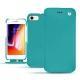 Funda de piel Apple iPhone 8 - Bleu fluo