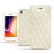 Funda de piel Apple iPhone 8 - Blanc escumo - Couture
