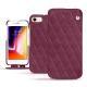 가죽 커버 Apple iPhone 8 - Prune vintage - Couture