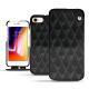 Custodia in pelle Apple iPhone 8 - Onyx - Couture