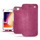 Custodia in pelle Apple iPhone 8 - Serpent ciclamino