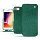 Housse cuir Apple iPhone 8 - Crocodile pino