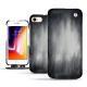 Custodia in pelle Apple iPhone 8 - Gris Patine