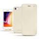 Housse cuir Apple iPhone 8 - Blanc PU