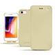 Apple iPhone 8 leather case - Beige PU