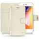 硬质真皮保护套 Apple iPhone 8 - Blanc (  Nappa - White ) 