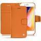 Apple iPhone 8 leather case - Orange ( Nappa - Pantone 1495U ) 