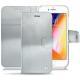 Capa em pele Apple iPhone 8 - Platinium ( Pantone 877C ) 