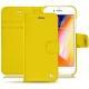 Capa em pele Apple iPhone 8 - Jaune fluo