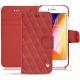 Apple iPhone 8 leather case - Cerise vintage - Couture