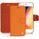 硬质真皮保护套 Apple iPhone 8 - Abaca arancio