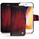 Apple iPhone 8 leather case - Rouge Patine