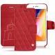 Housse cuir Apple iPhone 8 - Rouge troupelenc - Couture