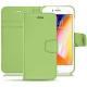 Housse cuir Apple iPhone 8 - Vert olive PU