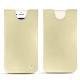 Apple iPhone 8 leather pouch - Beige ( Nappa - Pantone 7502C ) 