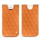 Custodia in pelle Apple iPhone 8 - Orange - Couture ( Nappa - Pantone 1495U ) 