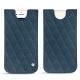 Apple iPhone 8 leather pouch - Indigo - Couture ( Pantone 303U ) 