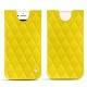 Lederschutzhülle Apple iPhone 8 - Jaune fluo - Couture