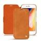 Custodia in pelle Apple iPhone 8 - Mandarine vintage ( Pantone 165C ) 