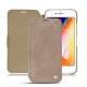 Apple iPhone 8 leather case - Taupe vintage ( Pantone 7530C ) 