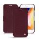 Housse cuir Apple iPhone 8 - Lie de vin ( Pantone 5115C ) 